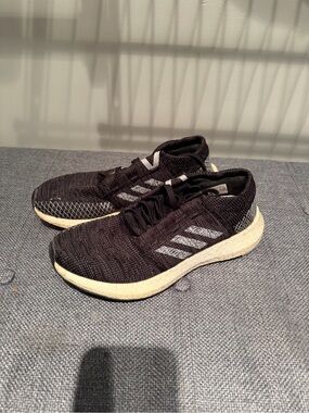 adidas Black Knit Athletic Shoes